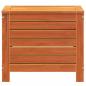 Preview: Gartenhocker Wachsbraun 62x31,5x52 cm Massivholz Kiefer