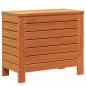 Preview: Gartenhocker Wachsbraun 62x31,5x52 cm Massivholz Kiefer