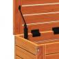 Preview: Gartenhocker Wachsbraun 62x31,5x52 cm Massivholz Kiefer