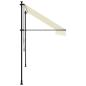 Preview: Markise Einziehbar Creme 300x150 cm Stoff und Stahl