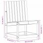 Preview: 3-tlg. Garten-Lounge-Set Massivholz Kiefer