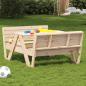 Preview: ARDEBO.de - Picknicktisch für Kinder 88x122x58 cm Massivholz Kiefer