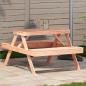 Preview: ARDEBO.de - Picknicktisch 105x134x75 cm Massivholz Douglasie
