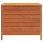 Preview: Gartenhocker Wachsbraun 62x63,5x53,5 cm Massivholz Kiefer