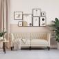 Preview: 2-Sitzer-Sofa Chesterfield Leinen