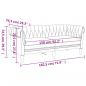 Preview: 2-Sitzer-Sofa Chesterfield Leinen