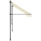 Preview: Markise Einziehbar Creme 350x150 cm Stoff und Stahl