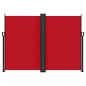 Preview: Seitenmarkise Ausziehbar Rot 180x1200 cm