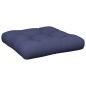 Preview: Palettenkissen Marineblau 50x50x12 cm Stoff