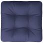 Preview: Palettenkissen Marineblau 50x50x12 cm Stoff