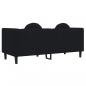 Preview: Sofa mit Kissen 2-Sitzer Schwarz Samt