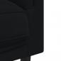 Preview: Sofa mit Kissen 2-Sitzer Schwarz Samt