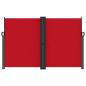 Preview: Seitenmarkise Ausziehbar Rot 160x1200 cm