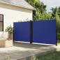 Preview: ARDEBO.de - Seitenmarkise Ausziehbar Blau 180x1200 cm