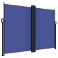 Preview: Seitenmarkise Ausziehbar Blau 180x1200 cm