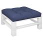 Preview: Palettenkissen Marineblau 80x80x12 cm Stoff