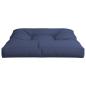 Preview: Palettenkissen Marineblau 80x80x12 cm Stoff