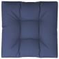 Preview: Palettenkissen Marineblau 80x80x12 cm Stoff