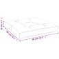 Preview: Palettenkissen Marineblau 80x80x12 cm Stoff