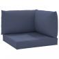 Preview: Palettenkissen 3 Stk. Marineblau Oxford-Gewebe
