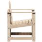 Preview: Gartenstuhl 62x56x77 cm Massivholz Kiefer