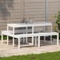 Preview: ARDEBO.de - Picknicktisch 160x134x75 cm Massivholz Kiefer