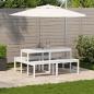 Preview: Picknicktisch 160x134x75 cm Massivholz Kiefer