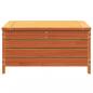 Preview: Gartenhocker Wachsbraun 62x63,5x32 cm Massivholz Kiefer