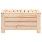Preview: ARDEBO.de - Gartenhocker 62x63,5x32 cm Massivholz Kiefer
