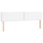 Preview: Boxspringbett mit Matratze & LED Weiß 120x190 cm Kunstleder