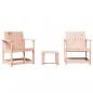 Preview: 3-tlg. Garten-Lounge-Set Massivholz Douglasie