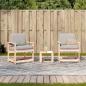Preview: 3-tlg. Garten-Lounge-Set Massivholz Douglasie