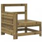 Preview: Gartensofa mit Armlehne 69x62x70,5 cm Kiefernholz Imprägniert