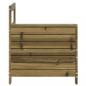 Preview: Gartensofa mit Armlehne 69x62x70,5 cm Kiefernholz Imprägniert