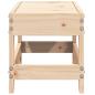 Preview: ARDEBO.de - Gartenhocker 62x30x32 cm Massivholz Kiefer