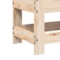 Preview: Gartenhocker 62x30x32 cm Massivholz Kiefer