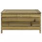Preview: Gartenhocker 62x63,5x32 cm Kiefernholz Imprägniert