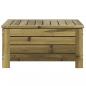 Preview: Gartenhocker 62x63,5x32 cm Kiefernholz Imprägniert