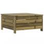 Preview: Gartenhocker 62x63,5x32 cm Kiefernholz Imprägniert