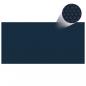 Preview: Treibende Pool-Solarplane PE 488x244 cm Schwarz und Blau