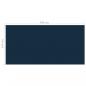 Preview: Treibende Pool-Solarplane PE 488x244 cm Schwarz und Blau