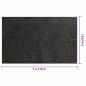 Preview: Rechteckige Poolabdeckung 500x300 cm PE Schwarz