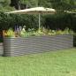 Preview: ARDEBO.de - Hochbeet Pulverbeschichteter Stahl 332x40x68 cm Grau