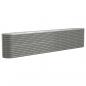 Preview: Hochbeet Pulverbeschichteter Stahl 332x40x68 cm Grau