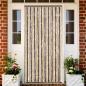 Preview: ARDEBO.de - Fliegenvorhang Dunkelbraun und Beige 56x200 cm Chenille