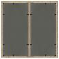 Preview: Gartentisch mit Glasplatte Beige 90x90x75 cm Poly Rattan