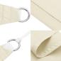 Preview: Sonnensegel Oxford-Gewebe Dreieckig 3x4x5 m Creme