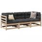 Preview: ARDEBO.de - 3-tlg. Garten-Sofagarnitur Massivholz Kiefer