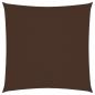 Preview: Sonnensegel Oxford-Gewebe Quadratisch 5x5 m Braun