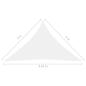 Preview: Sonnensegel Oxford-Gewebe Dreieckig 3x3x4,24 m Weiß